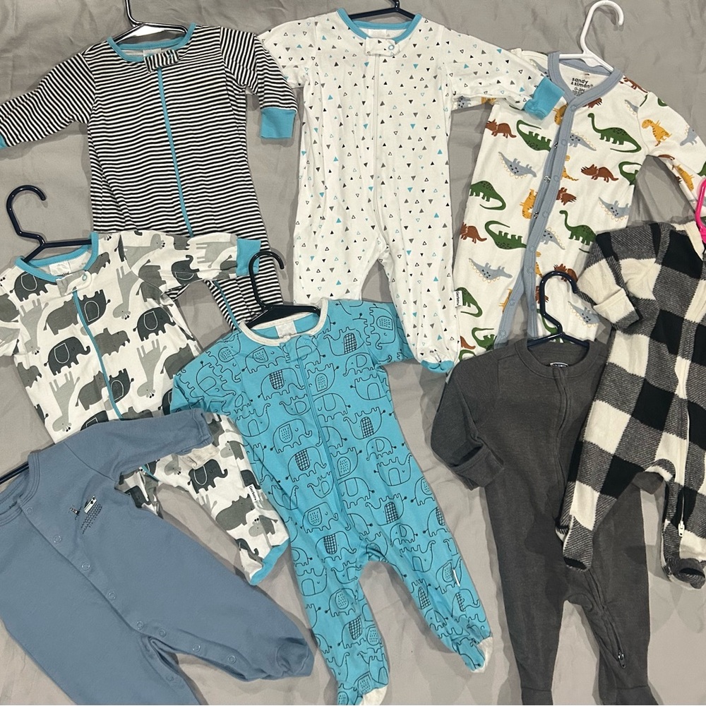 Variety of Baby Sleeper One Piece Footies